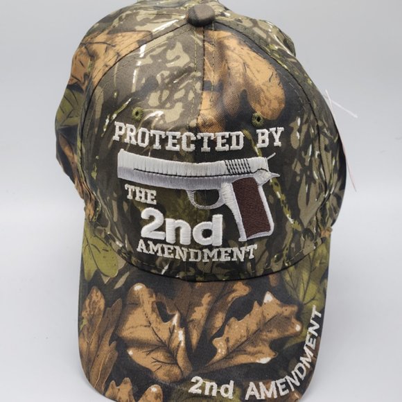 Camo Gun Protected by the 2nd Amendment Hat - Picture 1 of 2